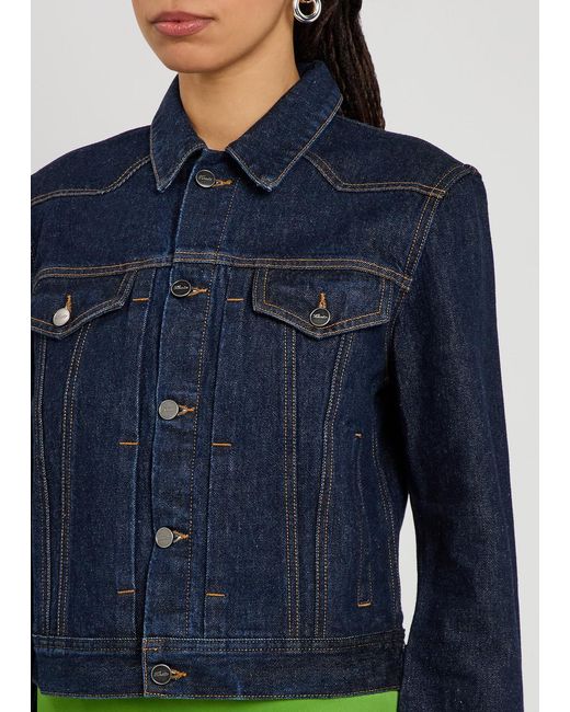 Khaite Blue Augustine Denim Jacket