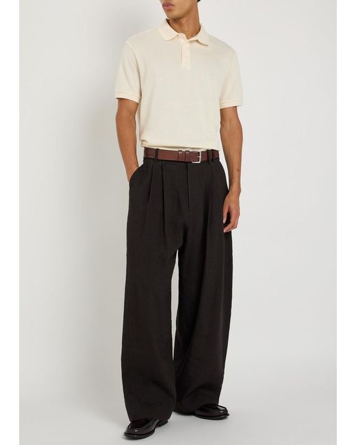 Polo Ralph Lauren Natural Piqué-Knit Cotton-Blend Polo Shirt for men