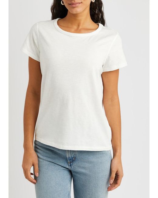 YMC White Day Slubbed Cotton T-shirt
