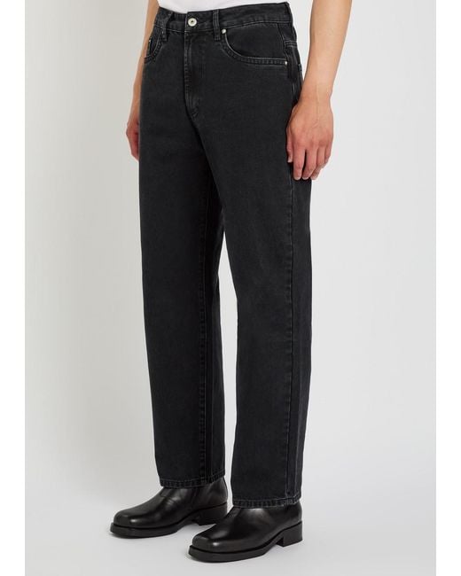 MKI Miyuki-Zoku Blue Classic Straight-Leg Jeans for men