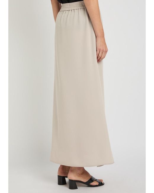 Herno Natural Crepe Midi Skirt