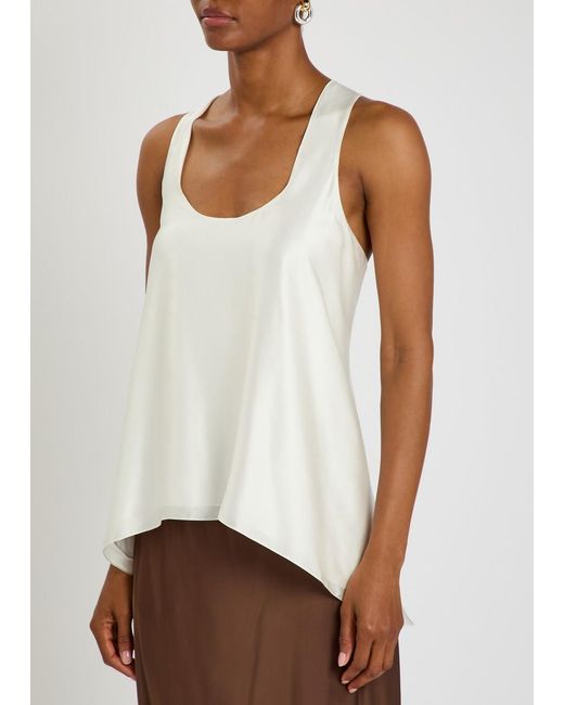 Skiim White Ruby Silk Top