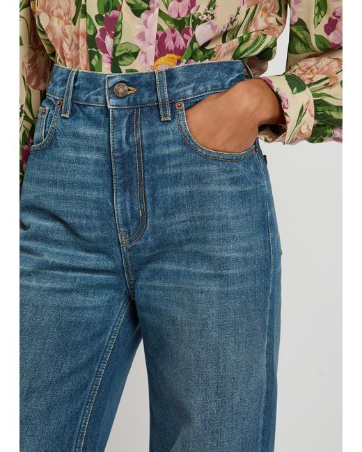Chloé Blue Flared-Leg Jeans