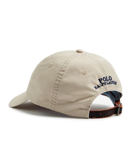 Polo Ralph Lauren Natural Logo-embroidered Twill Cap for men