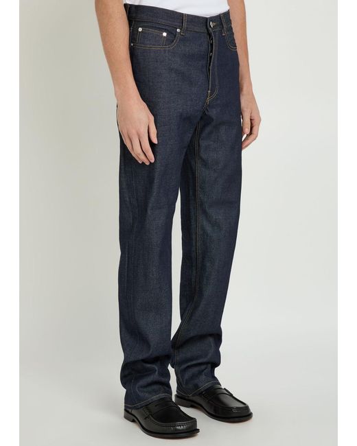 J.W. Anderson Blue Straight-Leg Jeans for men