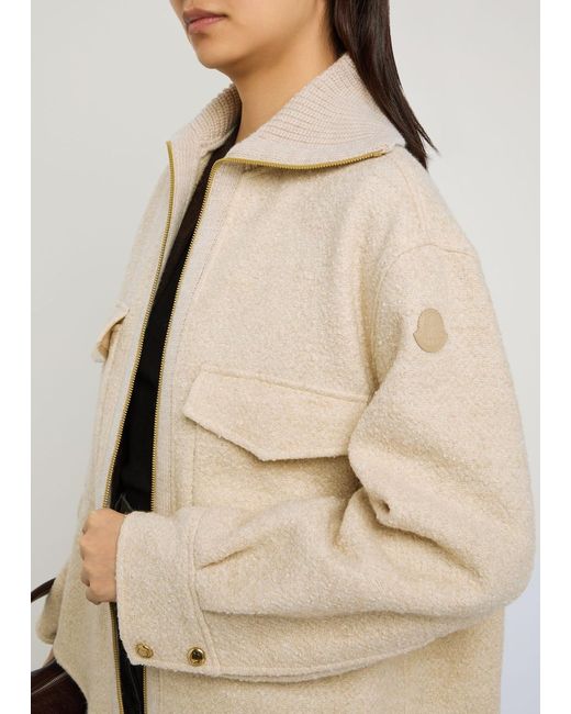 Moncler Natural Bouclé Jacket