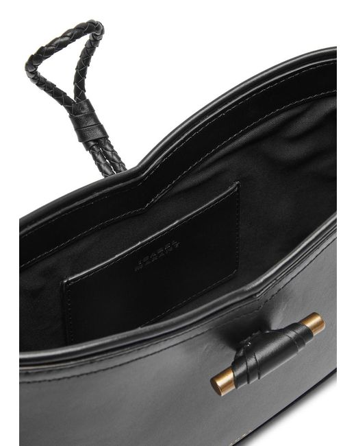 Isabel Marant Black Vigo Leather Shoulder Bag