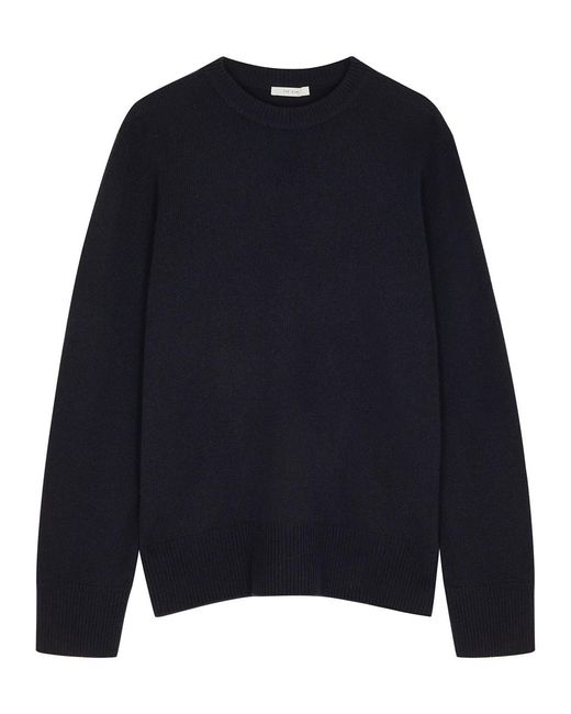 The Row Blue Sibem Wool And Cashmere-blend Jumper