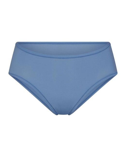 Skims Blue Cheeky Stretch-Jersey Briefs