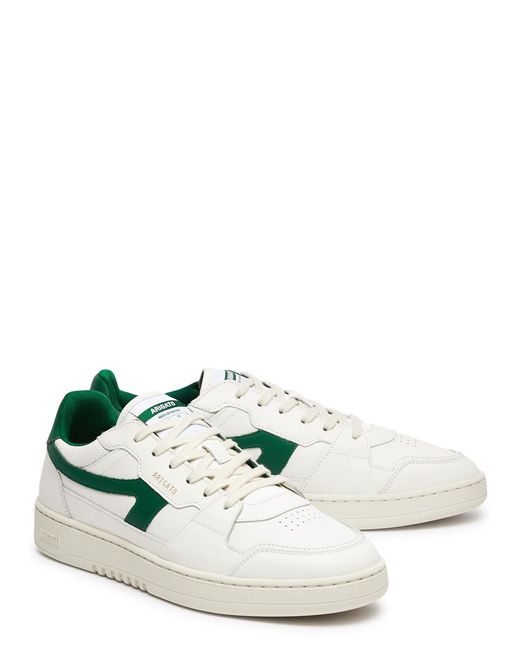 Axel Arigato Green Dice Lo Panelled Leather Sneakers for men