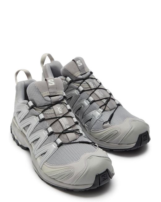Salomon White Xa Pro 3D Panelled Mesh Sneakers for men