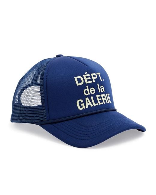 GALLERY DEPT. Blue Logo-print Trucker Cap for men