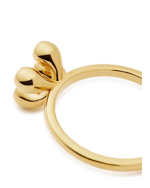 Missoma Metallic X The Flag Twins Atom 18Kt Vermeil Ring