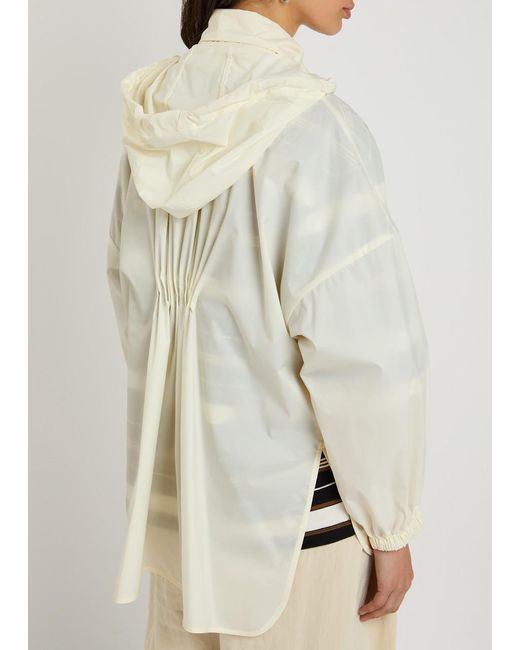 Moncler White Hooded Shell Shirt