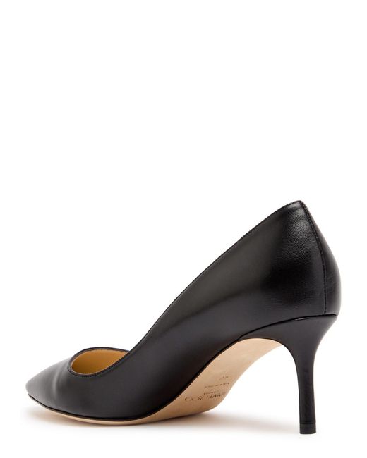 Jimmy Choo Black Romy 60 Leather Pumps