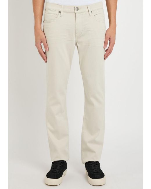 PAIGE Natural Federal Slim Straight-Leg Jeans for men