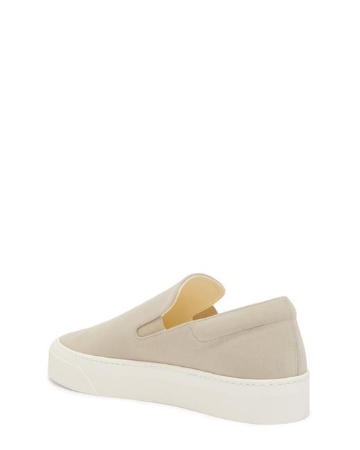 The Row White Mh Canvas Sneakers