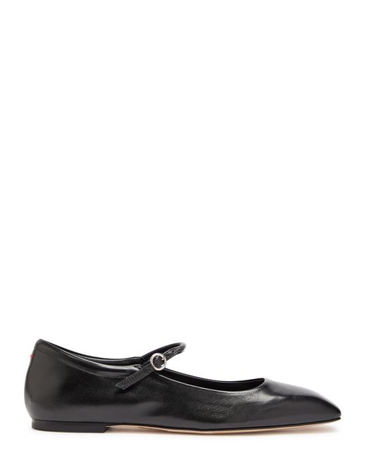 Aeyde Black Uma Leather Flats