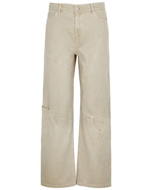 GIMAGUAS Natural Beverly Straight-Leg Jeans