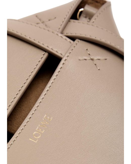 Loewe Natural Puzzle Fold Mini Leather Tote