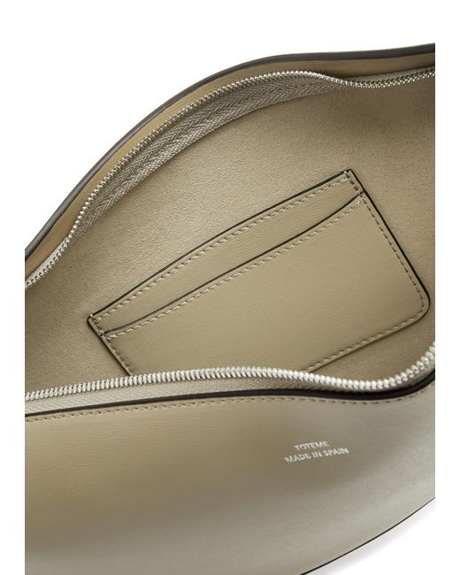 Totême  Metallic Totême Scoop Leather Shoulder Bag