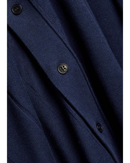 John Smedley Blue Floyd Cotton Cardigan for men