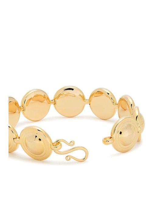 LIE STUDIO White The Liv 18Kt-Plated Bracelet