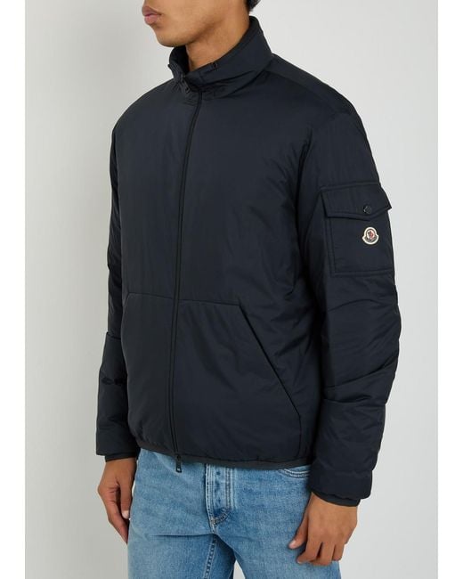 Moncler Blue Breezes Padded Shell Jacket for men