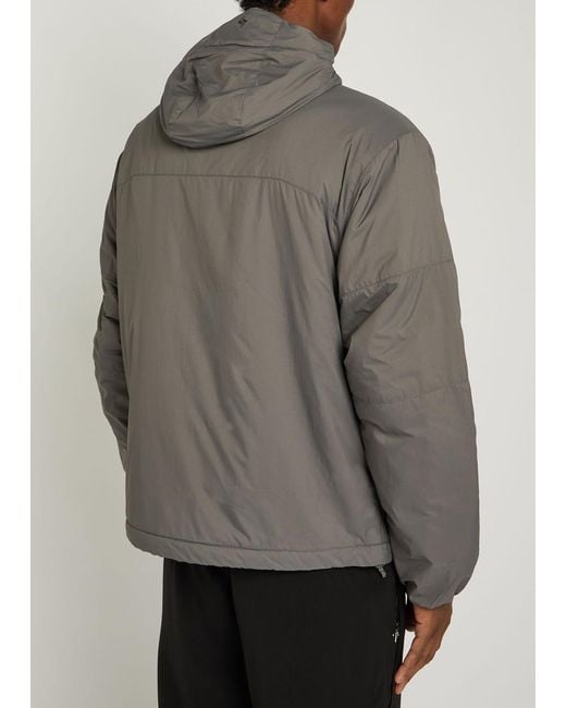 Represent Gray Padded Nylon Jacket for men