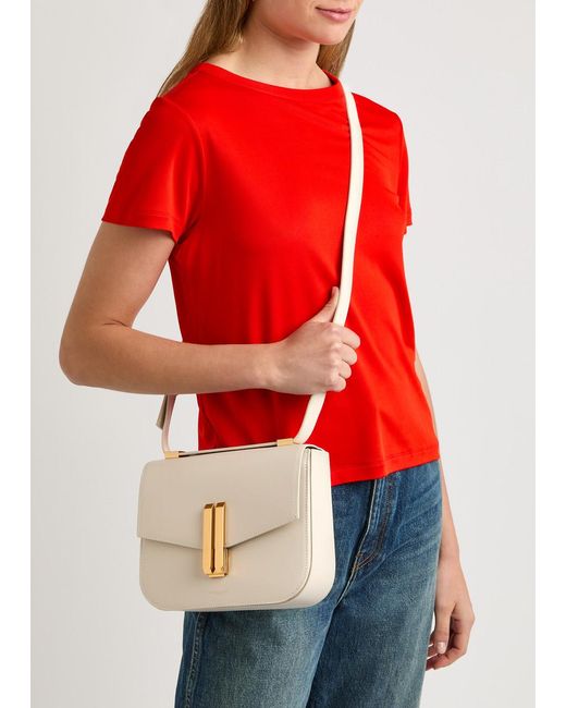 DeMellier London Natural Vancouver Leather Cross-Body Bag