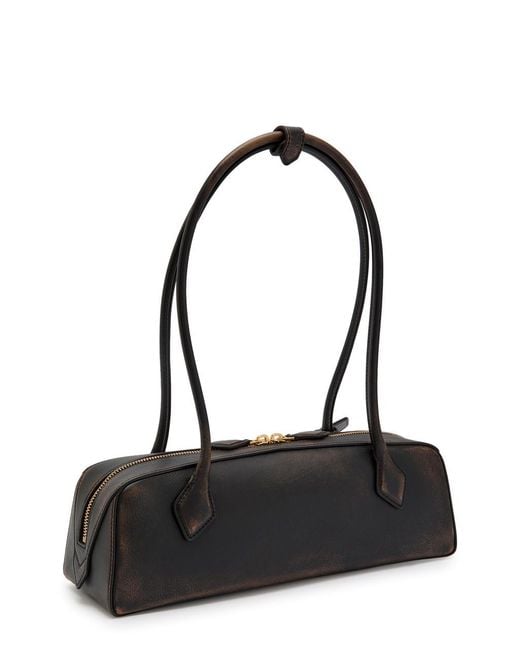 Alaïa Black Le Teckel Medium Grained Leather Shoulder Bag