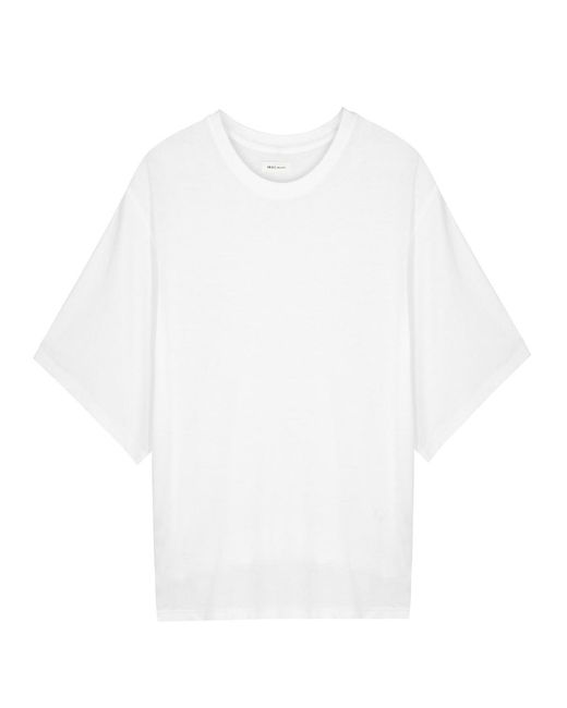 Skall Studio White Sandy Cotton T-shirt