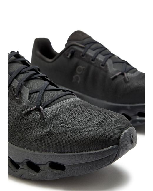On Shoes Black Cloudtilt Mesh Sneakers for men