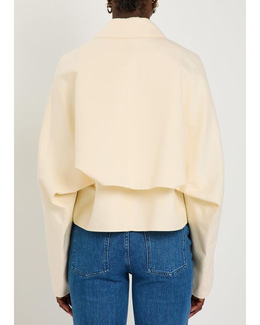 Another Tomorrow Natural Cotton Jacket