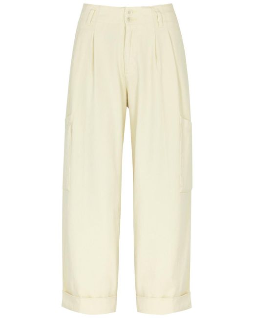 YMC Natural Grease Barrel-leg Stretch-cotton Trousers