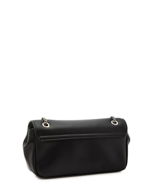 Vivienne Westwood Black Orb Faux Leather Cross-Body Bag
