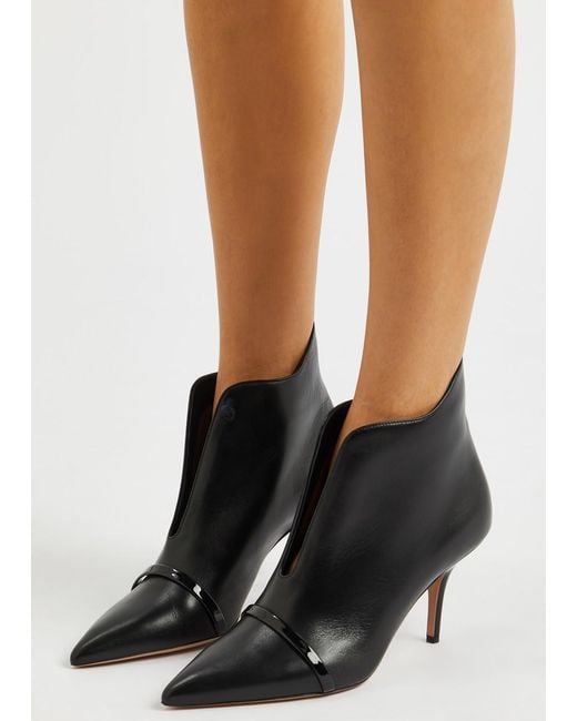 Malone Souliers Black Cora 70 Leather Ankle Boots