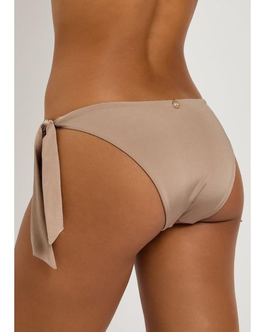 Max Mara White Samuela Pearlescent Bikini Briefs