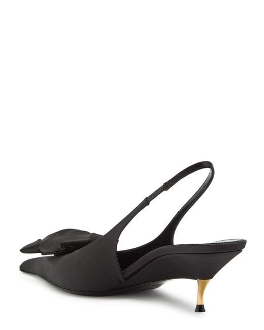 Saint Laurent Black Calf Leather Dakota 50 Sandals