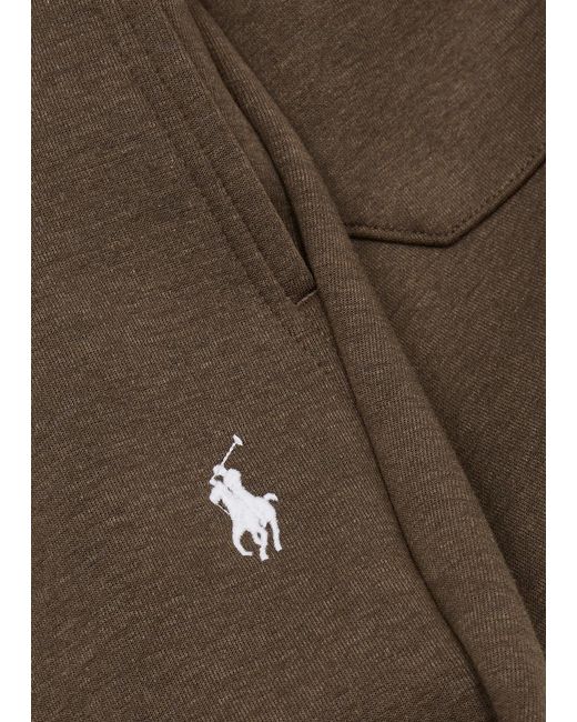 Polo Ralph Lauren Brown Logo-embroidered Jersey Sweatpants for men