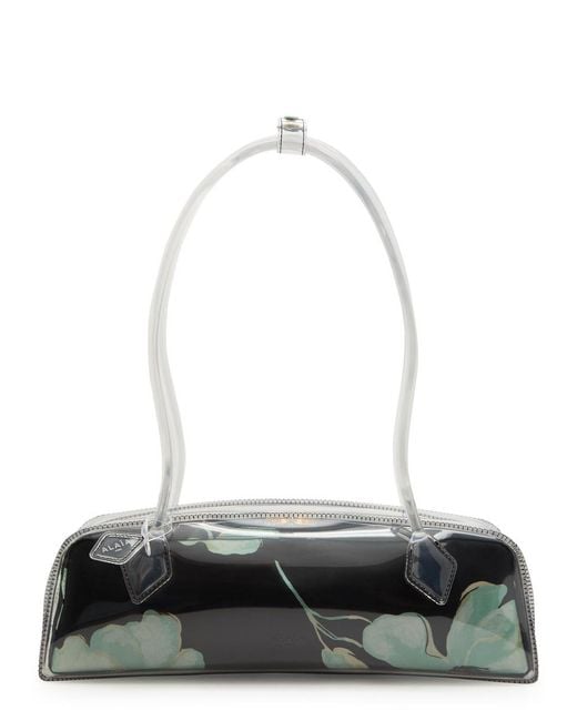 Alaïa White Le Teckel Medium Floral Pvc Shoulder Bag