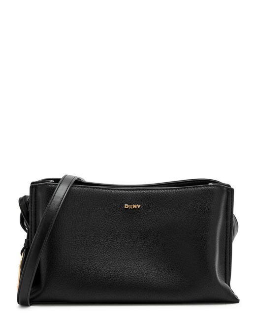 DKNY Black Alya Leather Cross-Body Bag
