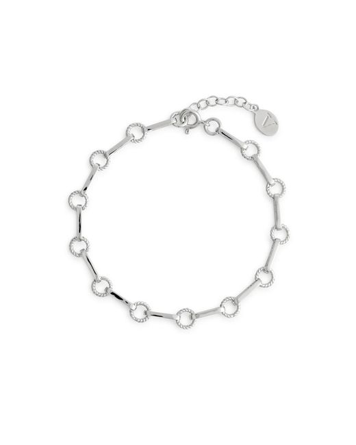 V By Laura Vann White Sterling Chain Bracelet