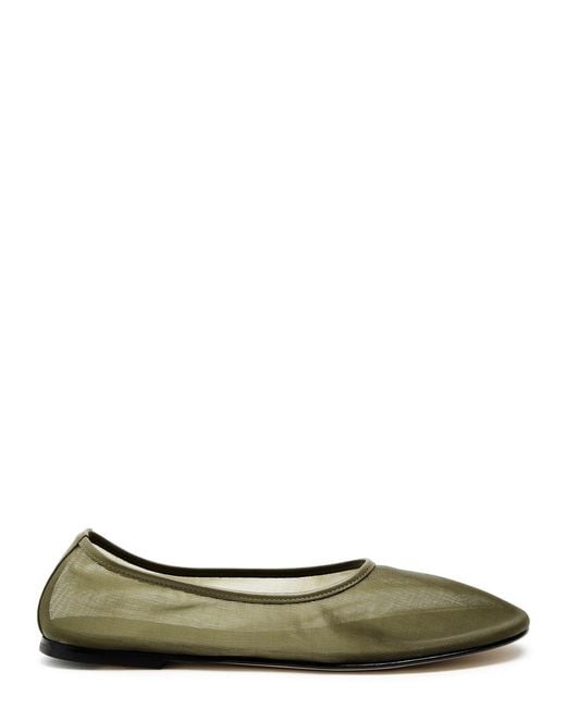 Dear Frances Green Balla Mesh Ballet Flats