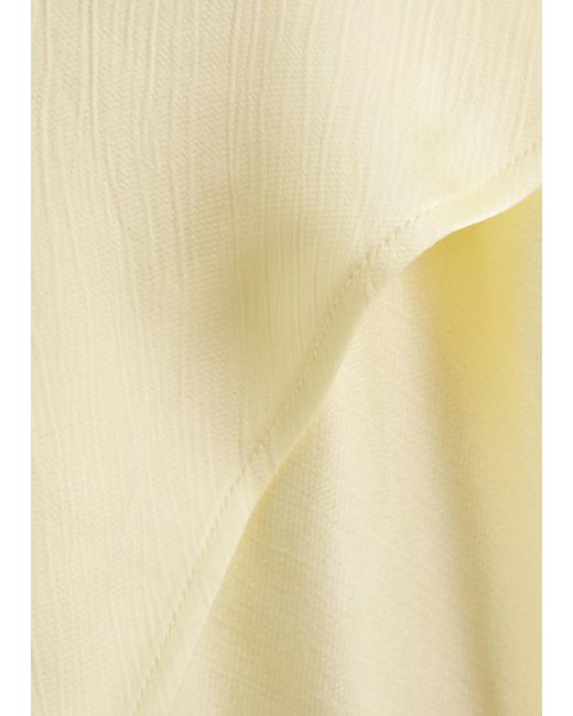 Bec & Bridge White Cedar City Satin Maxi Dress