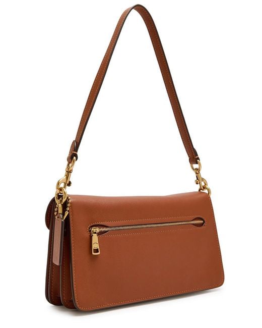 COACH Brown Tabby 26 Leather Shoulder Bag