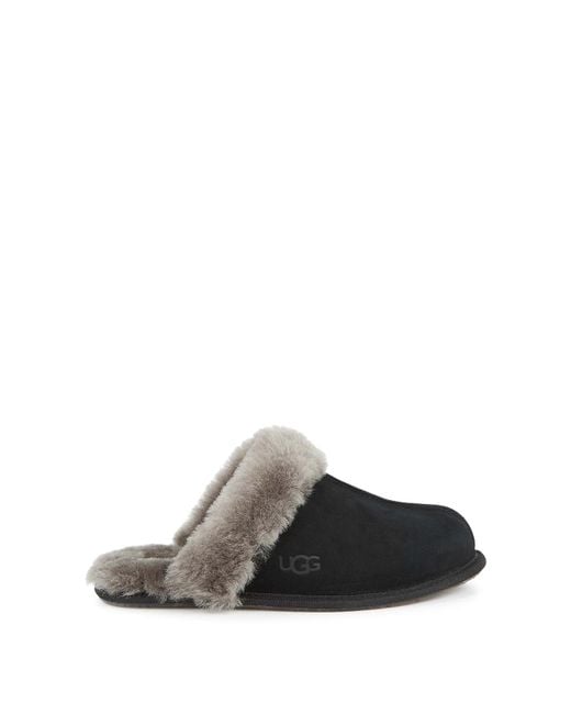 Ugg Brown Scuffette Ii Suede Slippers , Slippers, Designer Stamp
