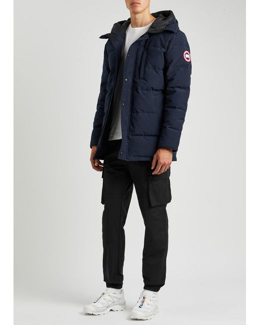 Canada Goose Blue Carson Quilted Arctic-tech Parka for men