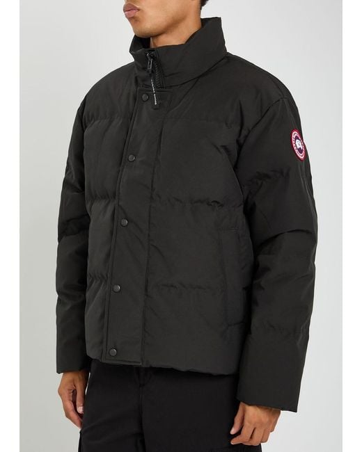 Canada Goose Black Bayview Parka Quilted Arctic-Tech Jacket for men