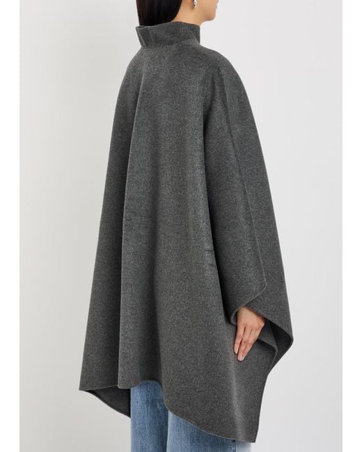 Rohe Gray Pankou Wool And Cashmere-Blend Cape